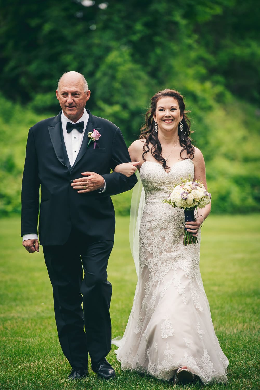 step dad walking daughter down the aisle 