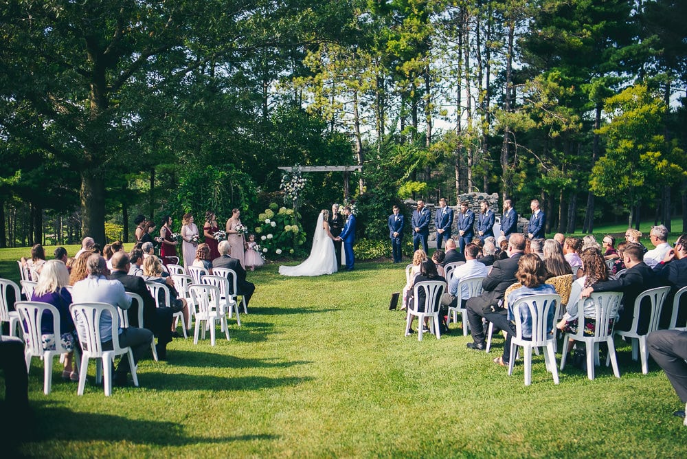 wedding ceremony at craigowan golf club