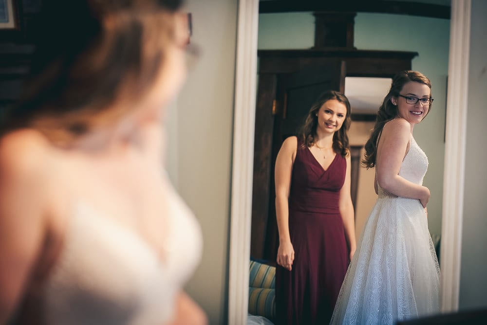 getting ready for elsie perrin wedding
